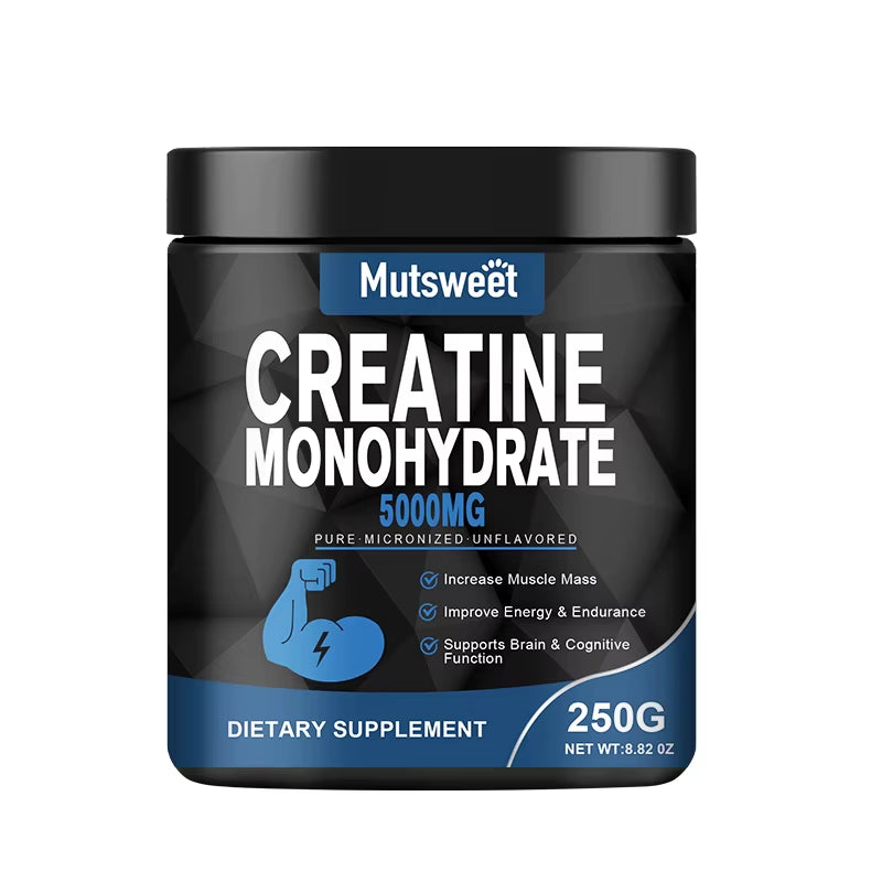 Creatina Monohidratada 5000mg - Must Sweet- Gluten Free
