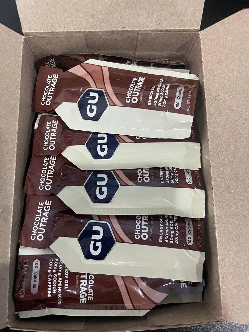 Gu Roctane Ultra Endurance Energy Gel 24 Packets Box (Choose Flavor) - Freeship