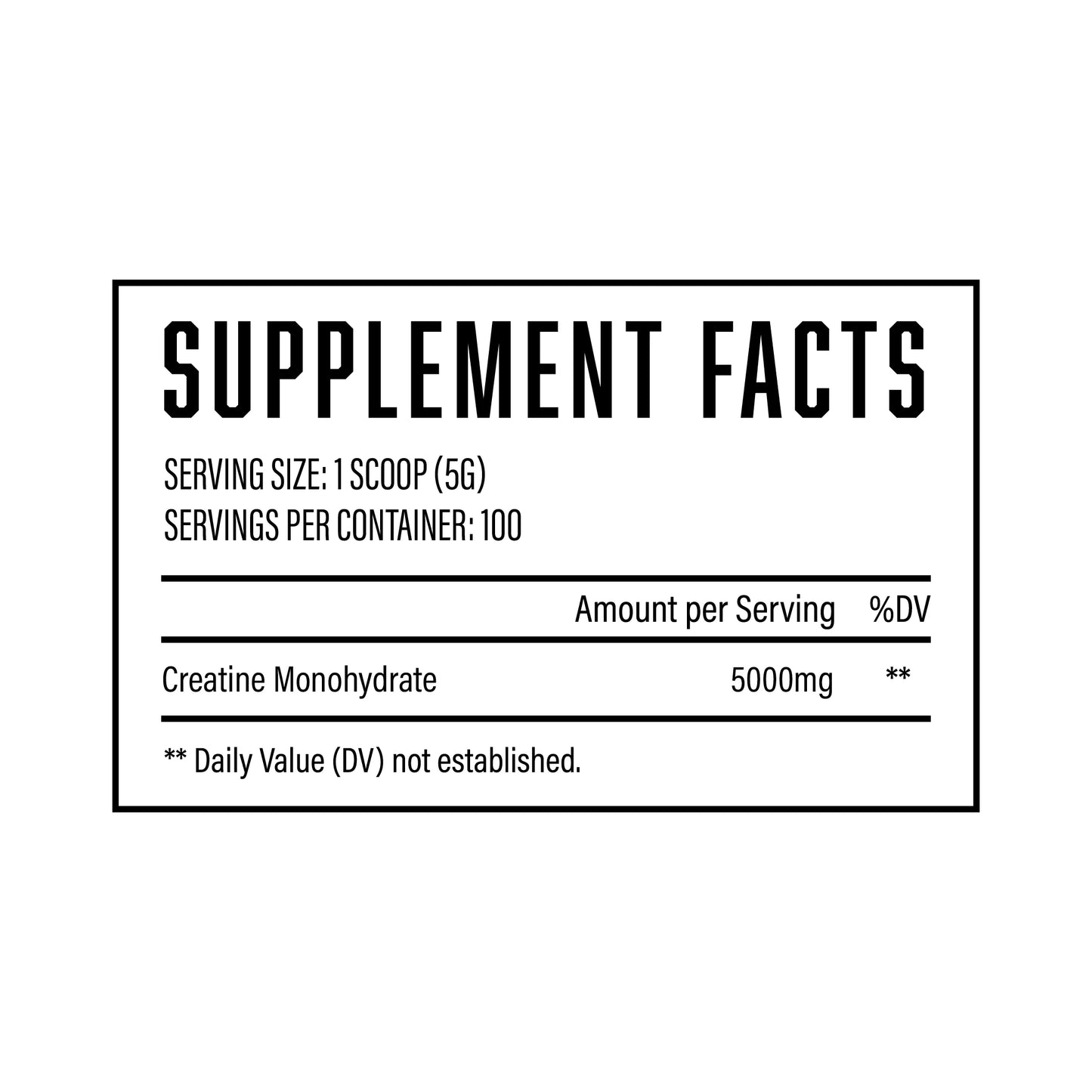 Creatine Monohydrate Powder