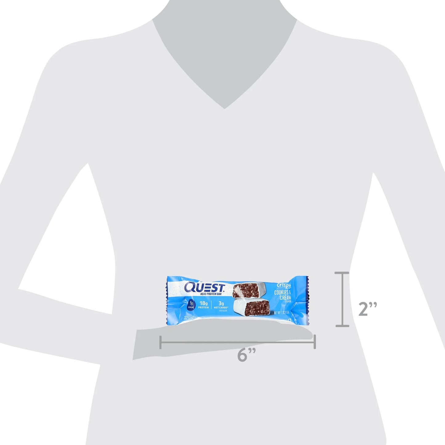 Quest Cookies & Creme Hero Bar 12Ct