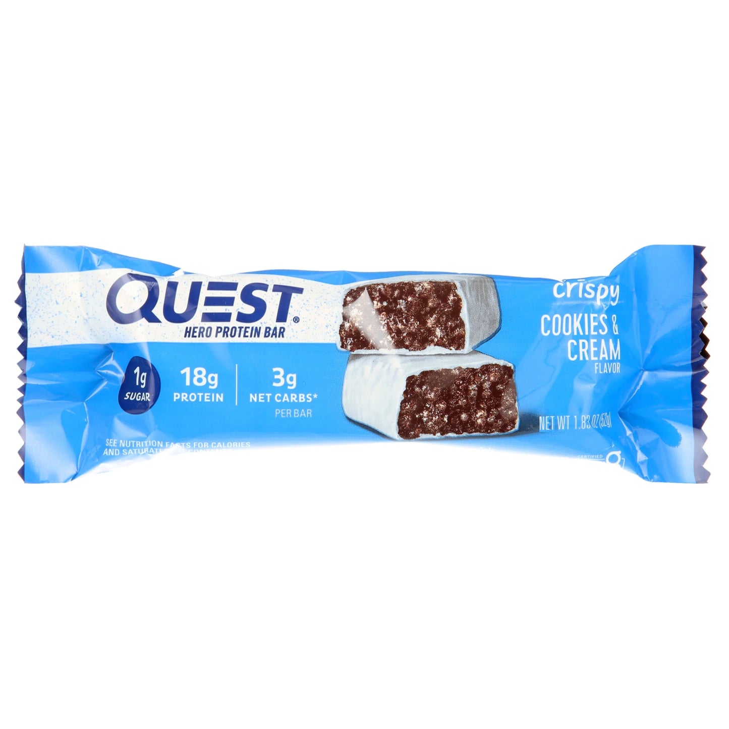 Quest Cookies & Creme Hero Bar 12Ct