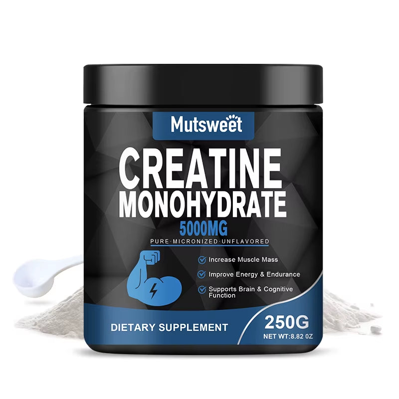 Creatina Monohidratada 5000mg - Must Sweet- Gluten Free