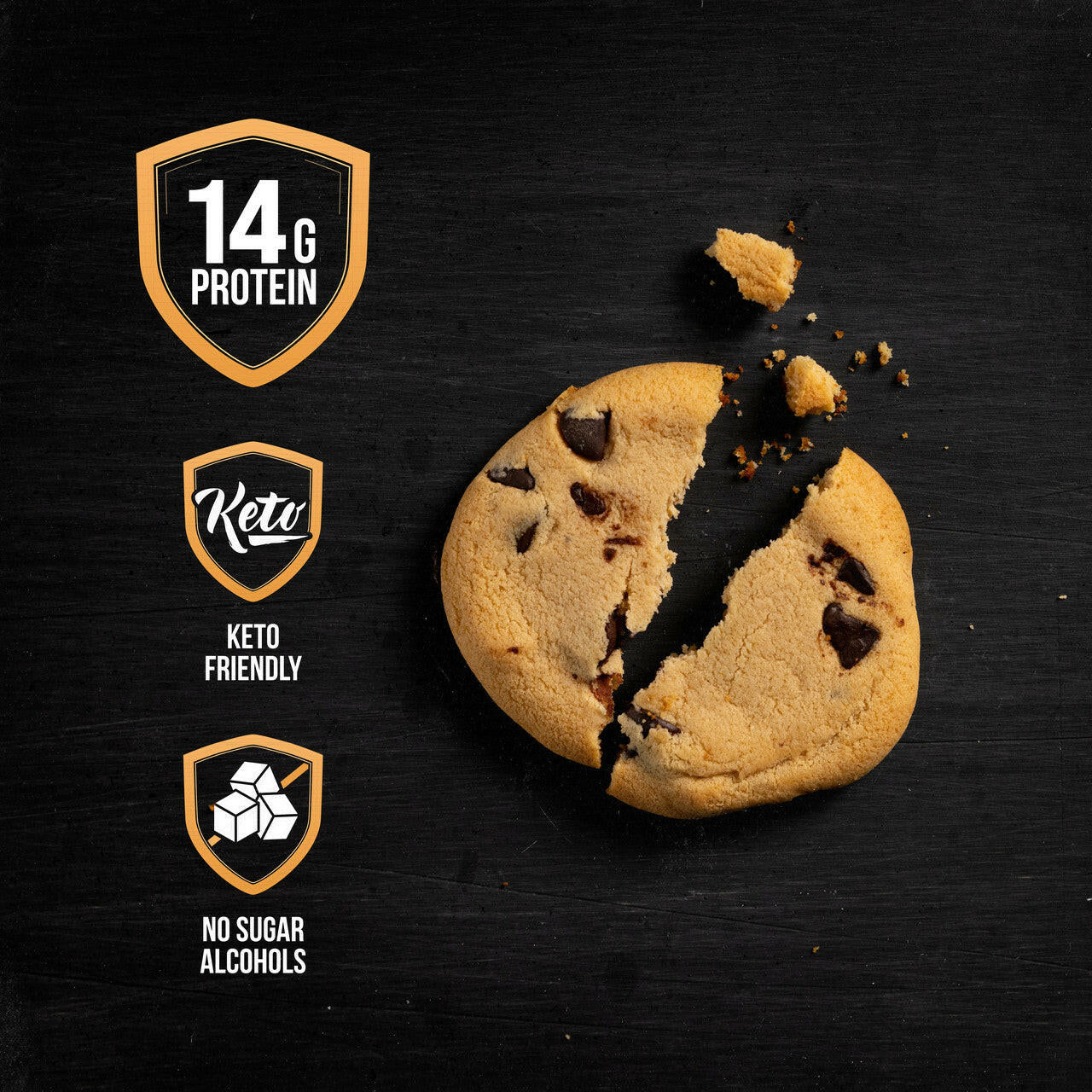 JOCKO MÖLK Chocolate Chip Protein Cookies - 12 Pack
