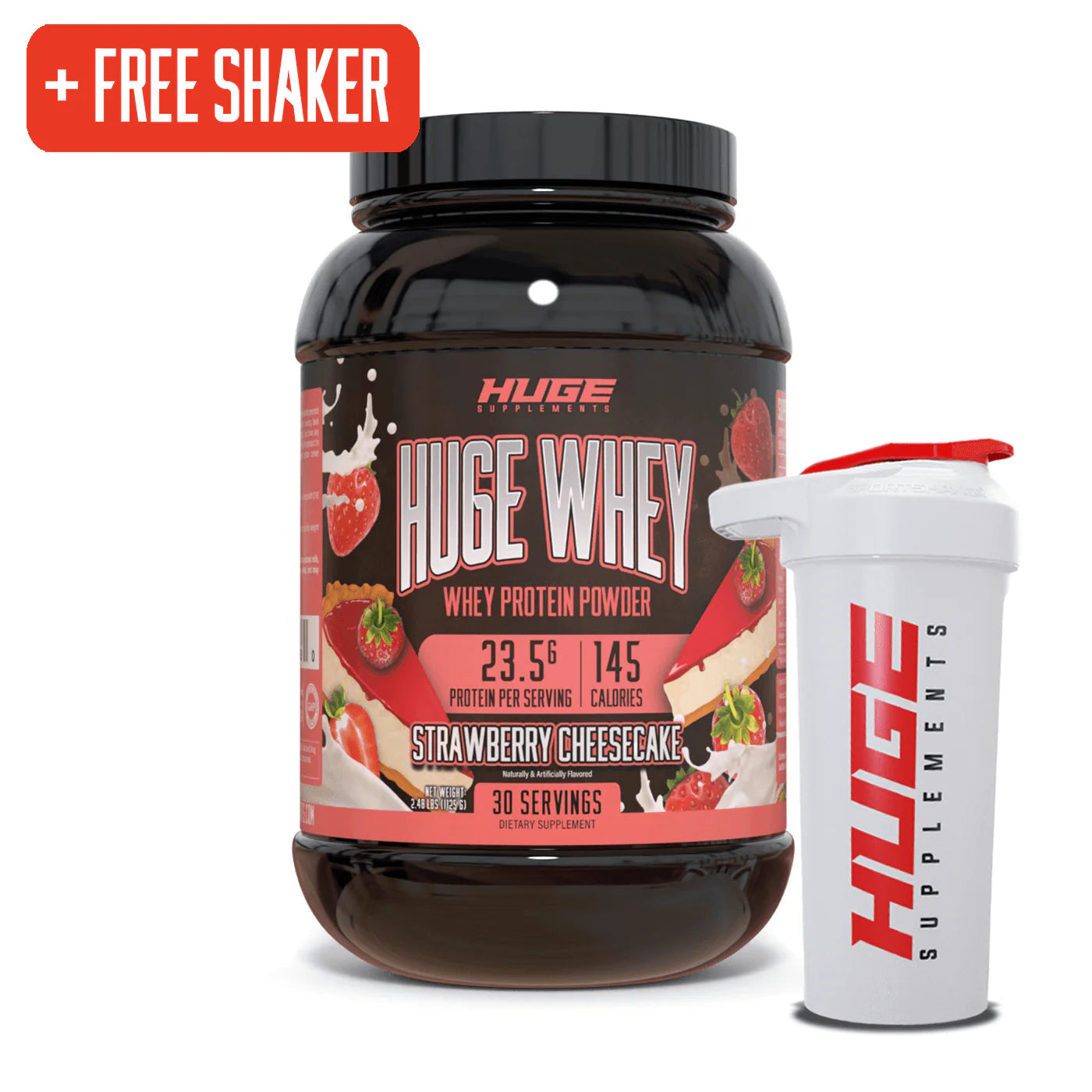 Huge Whey Proteína - 25g de Proteína para el Crecimiento Muscular y Recuperación Óptima