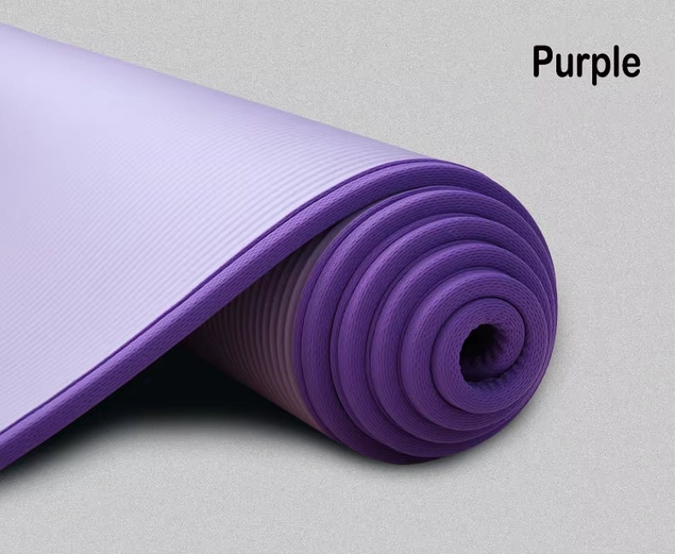 Esterilla de Yoga Acupresiva Antideslizante 10 mm | Colchoneta Gruesa para Meditación, Masaje y Ejercicio en Casa