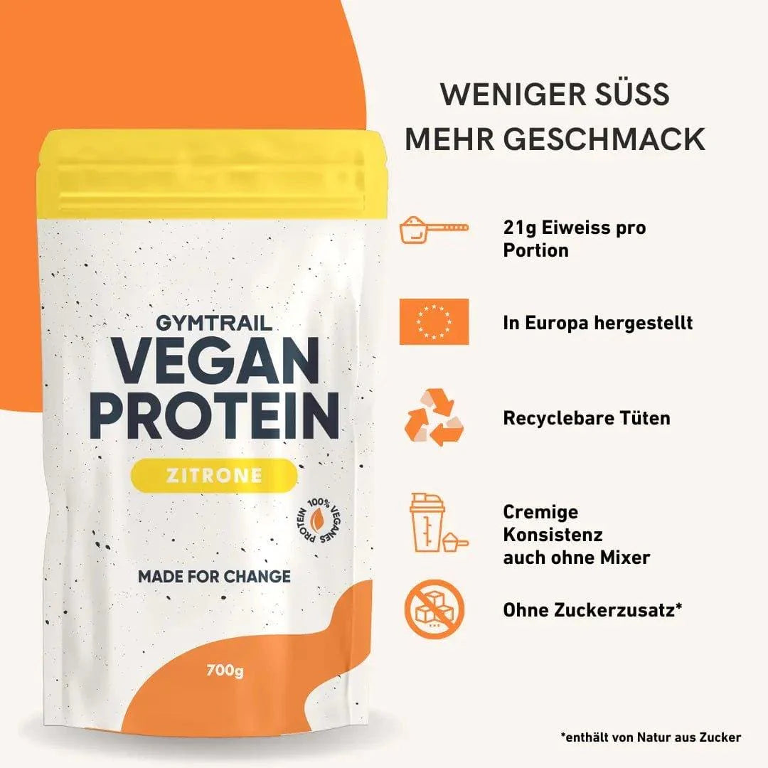 Veganes Eiweiss 700G - Zitrone