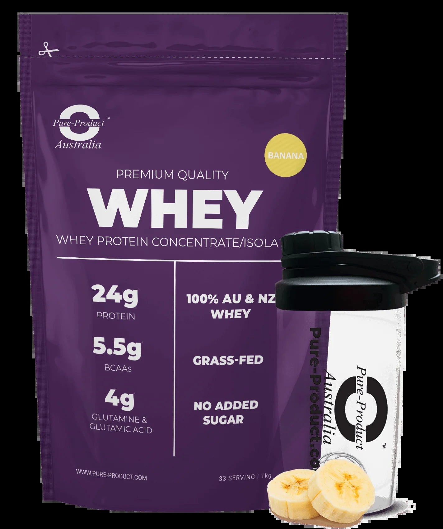 Pure Product Whey Protein: Concentrado y Aislado de Suero – Pureza y Calidad en Cada Taza