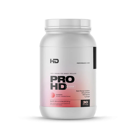 ProHD Clear – Proteína Aislada de Suero 100% de Leche de Pastoreo