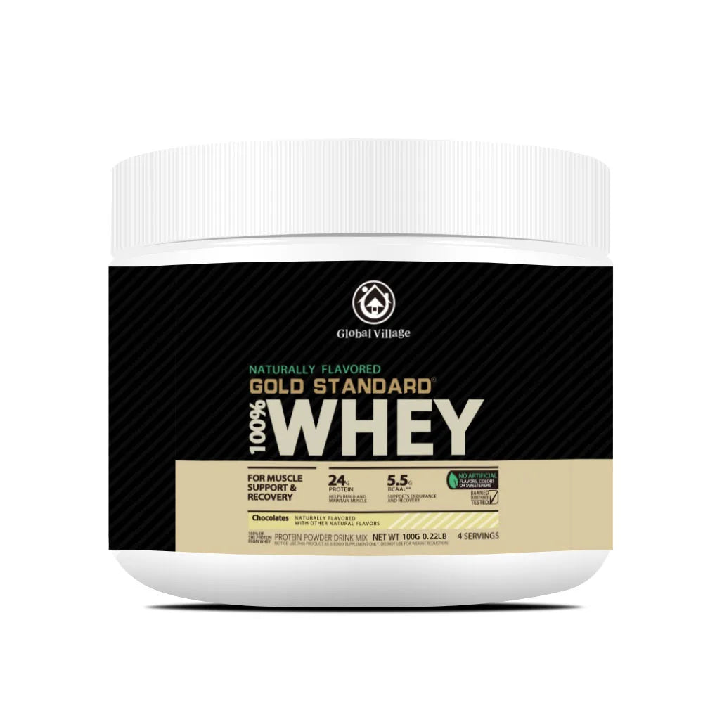 Proteína Whey - Global Village 100% en Polvo – 1.98 Libras 
