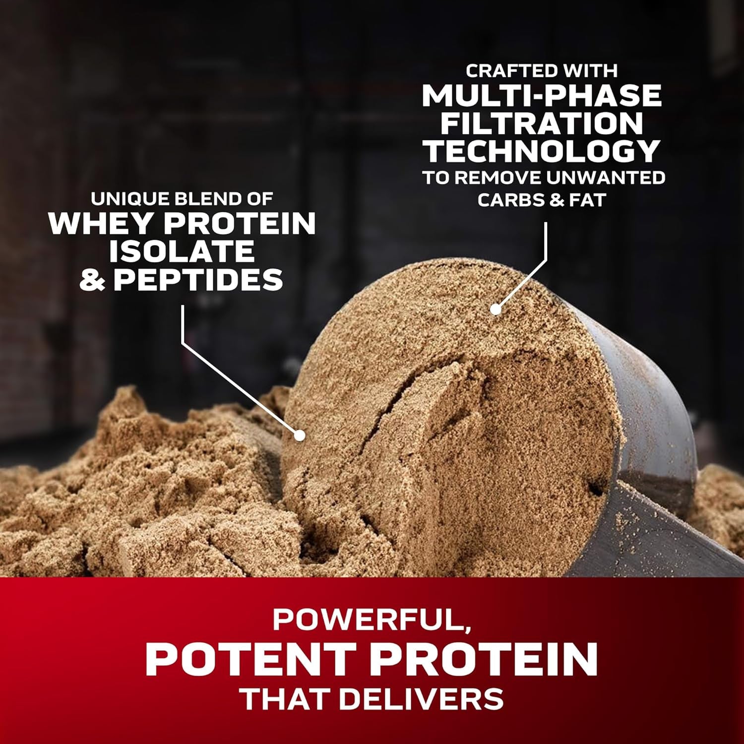 Whey Protein Powder (Milk Chocolate, 10 Pound) - Nitro-Tech Muscle Building Formula with Whey Protein Isolate & Peptides - 30G of Protein, 3G of Creatine & 6.6G of BCAA